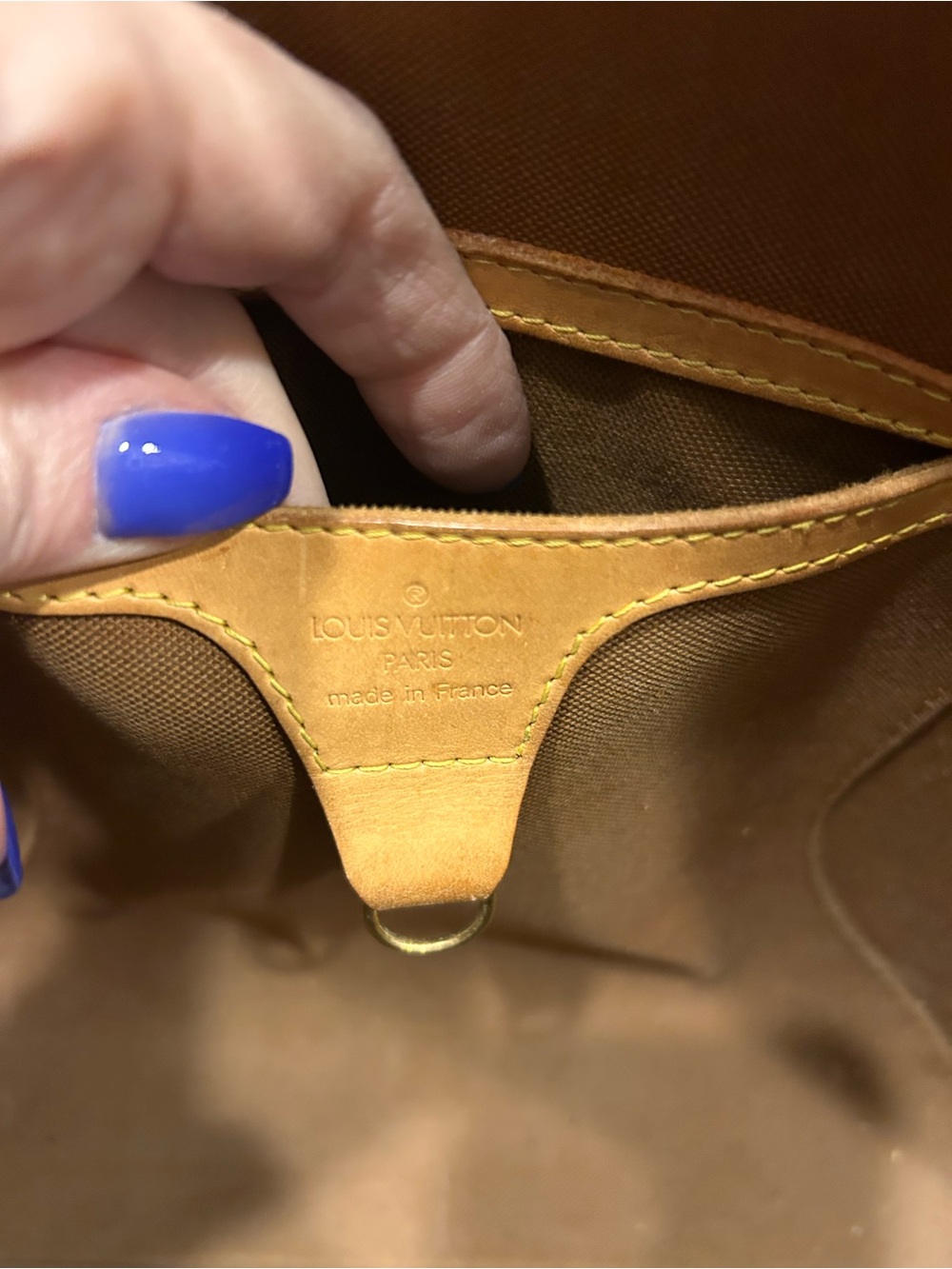 Louis Vuitton Monogram Brown Ellipse Satchel with Vachetta Trim - Picture 5 of 12